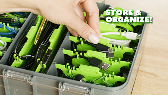 Store and organize with Cord Daddy