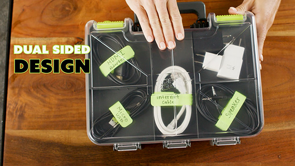 Cord Daddy features a dual-sided design