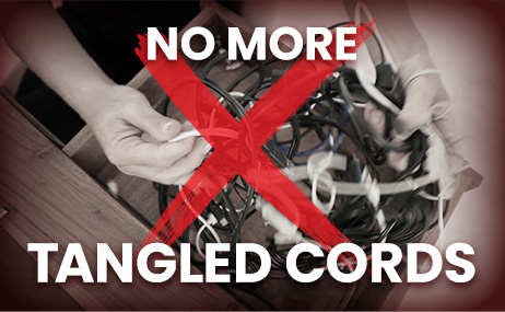 No more tangled cords
